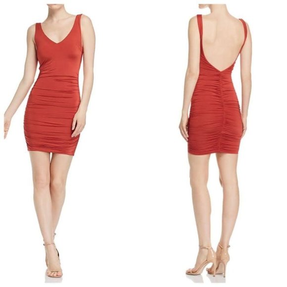 I.AM.GIA Dresses & Skirts - Tiger Mist I Am Gia Stephanie Ruched Mini Dress